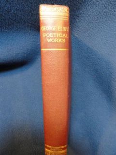the poetical works of george eliot