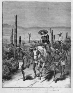 Geronimo Indian Scouts on Geronimos Trail Remington