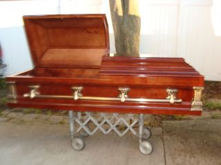 Funeral Casket Coffin Unused Imported for Your Hearse