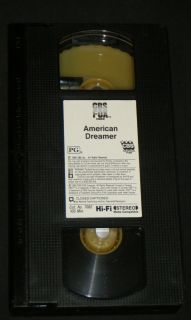 AMERICAN DREAMER VHS, CBS/Fox Video 1984   JoBeth Williams & Tom Conti