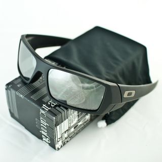 Authentic Oakley Gascan Sunglasses Matte Black w Black Iridium