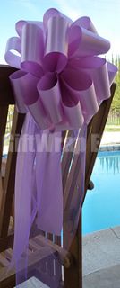 10 Lavender Lilac Pull Bows Ribbon Gift Basket Party Balloons Ribbon