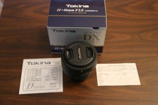 Tokina AT X PRO 116 11 mm 16 mm F/2.8 DX Lens For Nikon (Ultra wide