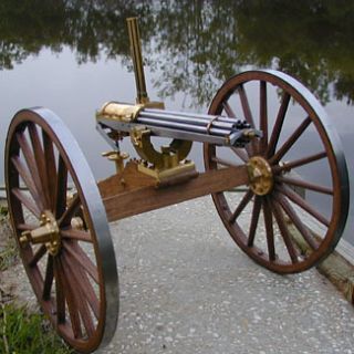 Colt 1874 1 3 Scale Gatling Gun Model Plans on CD