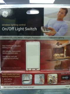 GE Z Wave Wireless Lighting Control On Off Switch With LED Light