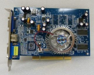 PNY Geforce FX 5500 128MB DDR Dua VGA S Video PCI Video Graphics Card
