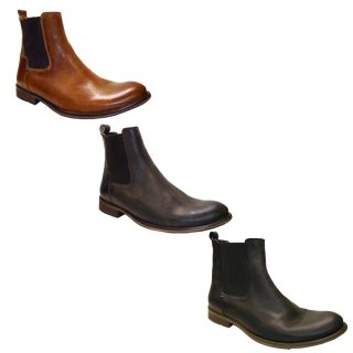 GBX 57629 Leather Pull on Boot with Stretch Side Panels