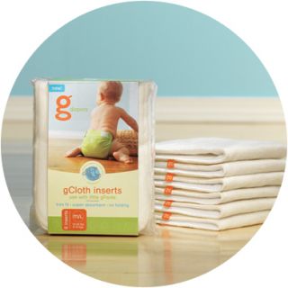gDiapers Gcloth Inserts 6 Count Absorbent Small M L