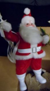 Vintage Harold Gale Displays Parachute Santa with Motor in Box RARE