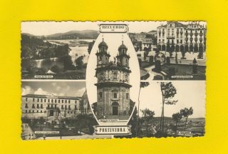 postcard GALICIA ESPANA PONTEVEDRA ESPANA 1953