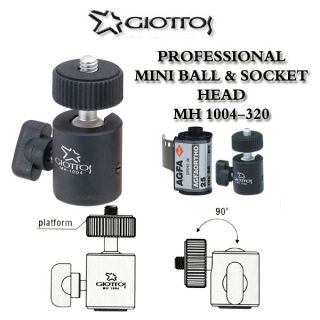 Giottos MH 1004 1004 320 Mini Ball Socket Tripod Head