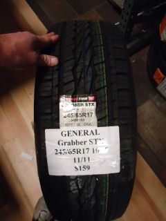 General Grabber STX 245 65R17 107T Brand New Tires