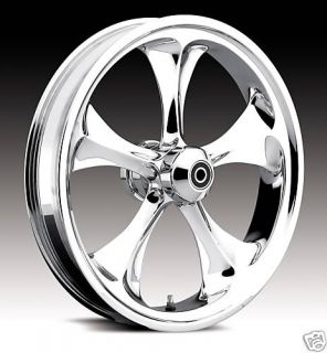 FORGE TEC BY PM CHROME WHEELS 18 PACKAGE SET CREATIONS 5 4 HARLEY