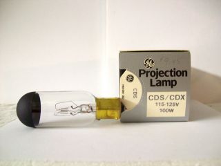  Projector Projection Lamp Bulb 115 125V 100W GE General Electric Brand