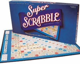 Super Scrabble Family Word Scramble Board Game Tiles
