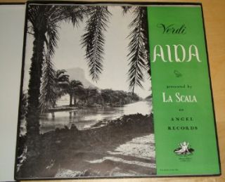 Aida Teatro Alla Scala Giuseppe Verdi Tullio Serafin Angel 3 Record