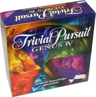 Trivial Pursuit Genus IV trivia game Brand New