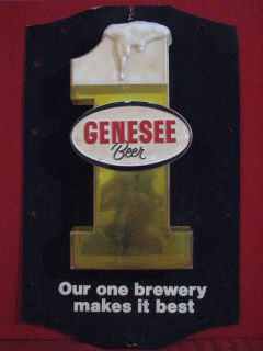 Vintage Genesee 1 Beer Sign