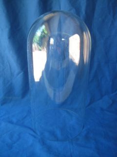 Large Glass Dome for Antique Clocks Doll Flowers Statues