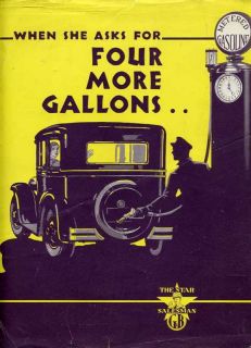 Gas Pump Literature A 12 Gilbert Barker T 105 1929