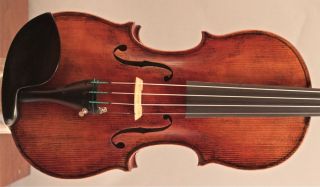 Vintage Old Antique Violin lab. Gennaro Fabricatore 1836? BIG STRONG