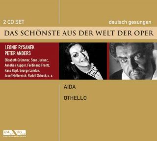 CD Aida Othello Peter Anders Opern Deutsch Gesungen