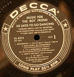 Gordon Jenkins Music for The Boy Friend George Petty Cover Decca 8313