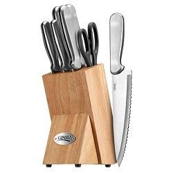 Ginsu 4878 8 Piece Stainless Steel Knife Set with Block