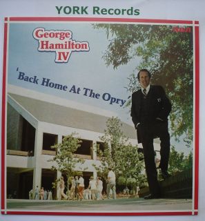 George Hamilton IV Back Home at The Opry EX LP Record RCA Victor PL