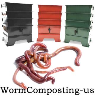 Worm Factory Garden Compost Bin 5 6 7 Tray Worm Farm