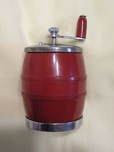 Vintage Red Grinder Pepper Mill George S Thompson Corporation L A