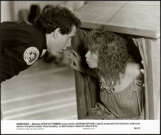 Movie Still POLICE ACADEMY Steve Guttenberg Georgina Spelvin 1984