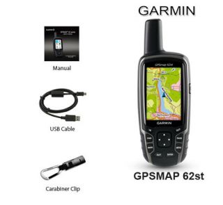 Garmin GPSMAP 62st Waterproof GPS Handheld Receiver 010 00868 02 US