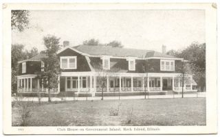 1910 Clubhouse Rock Island Arsenal Golf Course IL