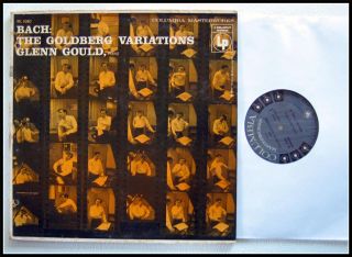 GLENN GOULD, BACH  THE GOLDBERG VARIATIONS COLUMBIA RECORDS. A mono