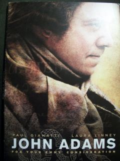 John Adams DVD Emmy Paul Giamatti Laura Linney 3 Disc
