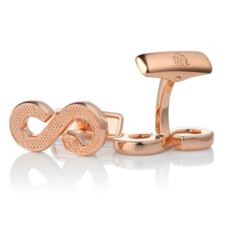 Dunhill Snake Motif Pink Gold Cufflinks New JMP5287K