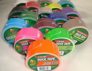 Colored Duck Brand Duct Tape Roll 19 Bold Colorful Choices