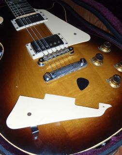 Gibson 1973 Genuine Les Paul Vintage Creme Pickguard Guitar Parts Pick