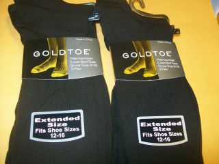 Gold Toe Mens Metropolitan Nylon Dress Casual Socks Shoe Sz 12 16 6