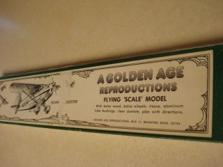 Golden Age Reproduction Rearwin Speedster Free Flight Model Airplane