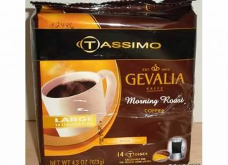 Tassimo Gevalia Kaffe Morning Roast Coffee 14 T Discs NIP
