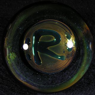  Glass Marble GA Alphabet Letter Contest R by Gateson Recko