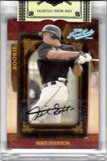 Giancarlo Mike Stanton 2008 Prime Cuts Rookie Auto RC SP 249 Marlins