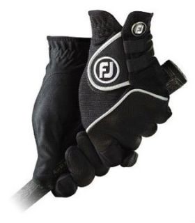  FootJoy FJ Rain Grip Regular Medium Golf Gloves 1 Pair Black