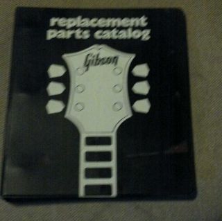 1976 Vintage Gibson Guitars Replacement Parts Catalog Notebook