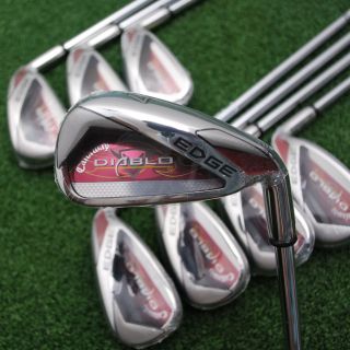 Callaway Golf Diablo Edge R Irons Set 4 PW AW Calloway Steel Uniflex