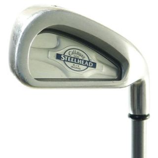 Callaway Steelhead x 14 3 PW Iron Set Golf Clubs Black Uniflex Steel