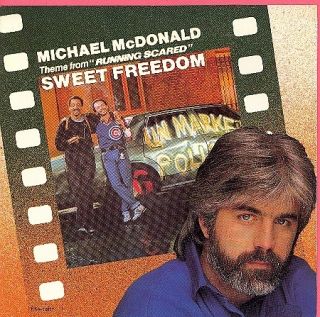 RUNNING SCARED SOUNDTRACK Michael McDonald Picture Sleeve & 45 rpm