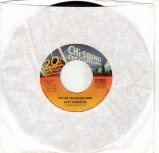 Gene Chandler Get Down IM The Traveling Kind 45 RPM Record Vinyl